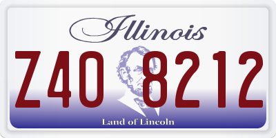 IL license plate Z408212