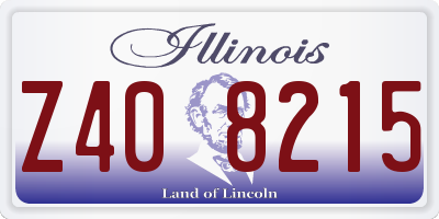 IL license plate Z408215