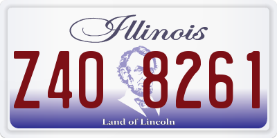 IL license plate Z408261