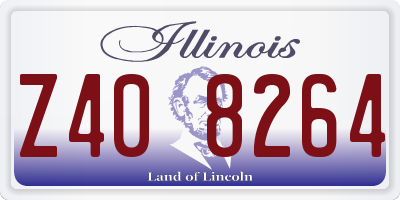 IL license plate Z408264