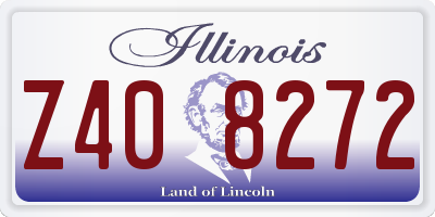 IL license plate Z408272
