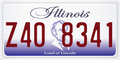 IL license plate Z408341