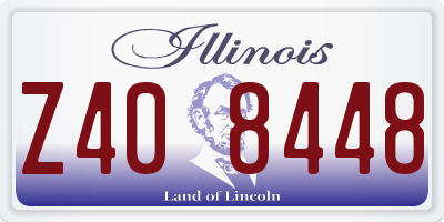 IL license plate Z408448