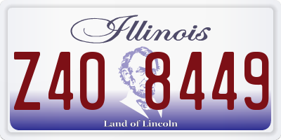 IL license plate Z408449