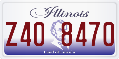 IL license plate Z408470