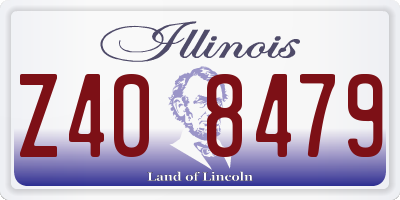 IL license plate Z408479