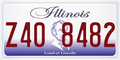 IL license plate Z408482