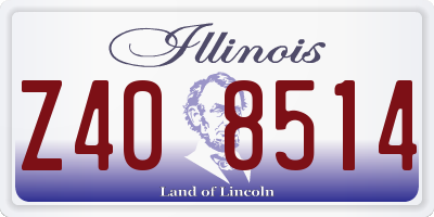 IL license plate Z408514