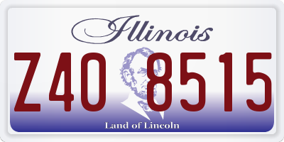 IL license plate Z408515