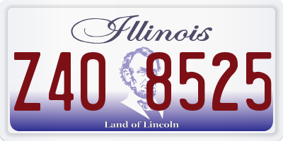 IL license plate Z408525