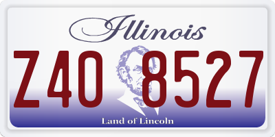 IL license plate Z408527