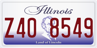 IL license plate Z408549