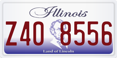 IL license plate Z408556
