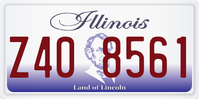 IL license plate Z408561