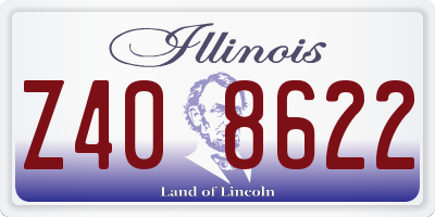 IL license plate Z408622