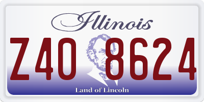 IL license plate Z408624