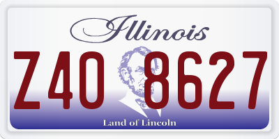 IL license plate Z408627