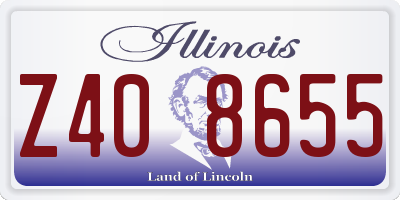 IL license plate Z408655