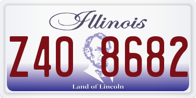 IL license plate Z408682