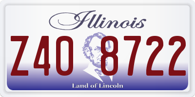 IL license plate Z408722