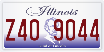 IL license plate Z409044