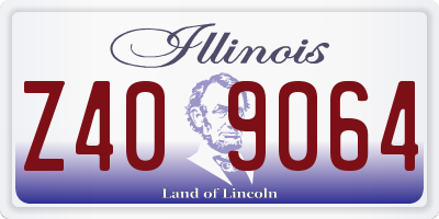 IL license plate Z409064