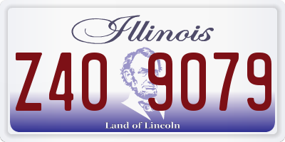 IL license plate Z409079