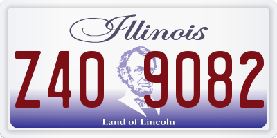 IL license plate Z409082