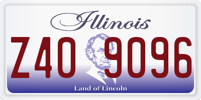 IL license plate Z409096