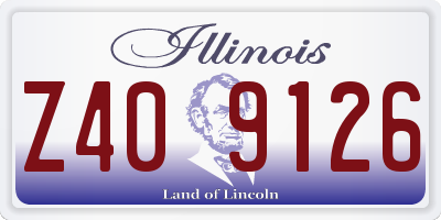 IL license plate Z409126