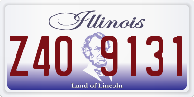 IL license plate Z409131
