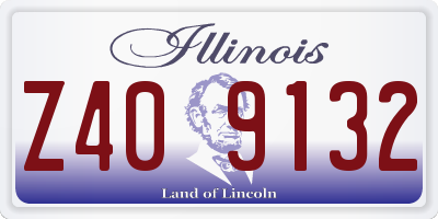 IL license plate Z409132