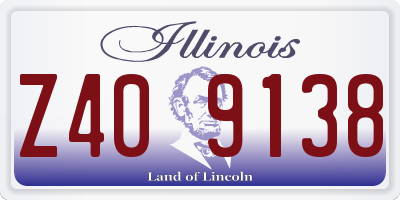 IL license plate Z409138