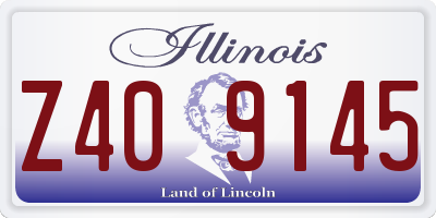 IL license plate Z409145