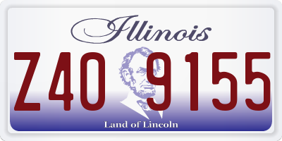 IL license plate Z409155