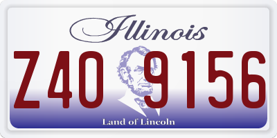 IL license plate Z409156