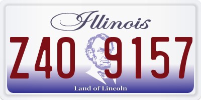 IL license plate Z409157
