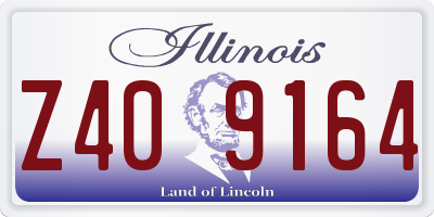 IL license plate Z409164