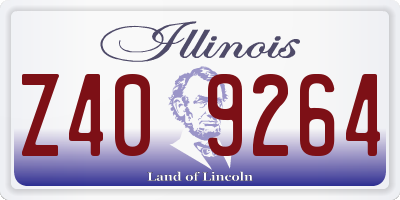 IL license plate Z409264