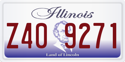 IL license plate Z409271