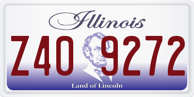IL license plate Z409272