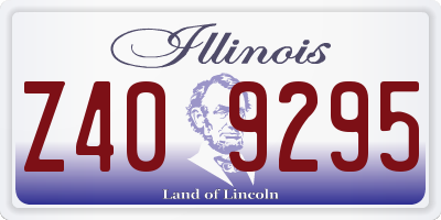 IL license plate Z409295