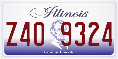 IL license plate Z409324