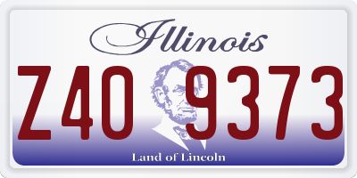 IL license plate Z409373