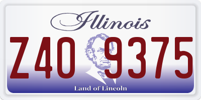 IL license plate Z409375