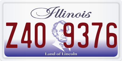 IL license plate Z409376