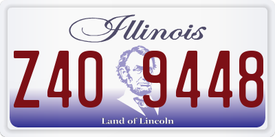 IL license plate Z409448