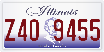 IL license plate Z409455