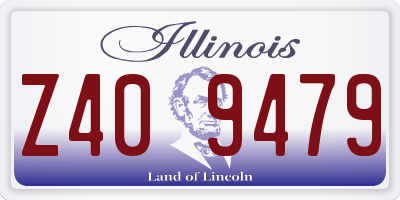 IL license plate Z409479