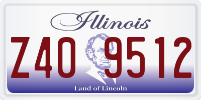 IL license plate Z409512